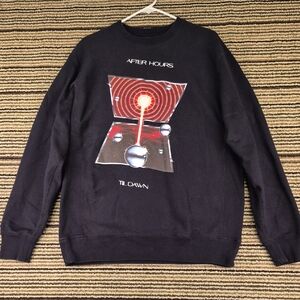 The Weeknd XO Hurry up‎ Tomorrow After Hours til Dawn Tour Merch Crewneck Large